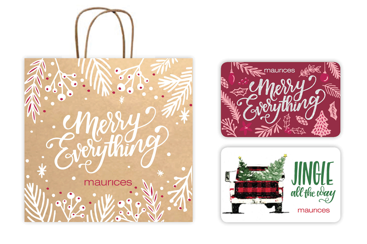 Holiday Bag and Gift Cards