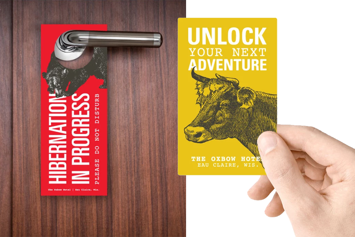 Key Card and Door Hanger